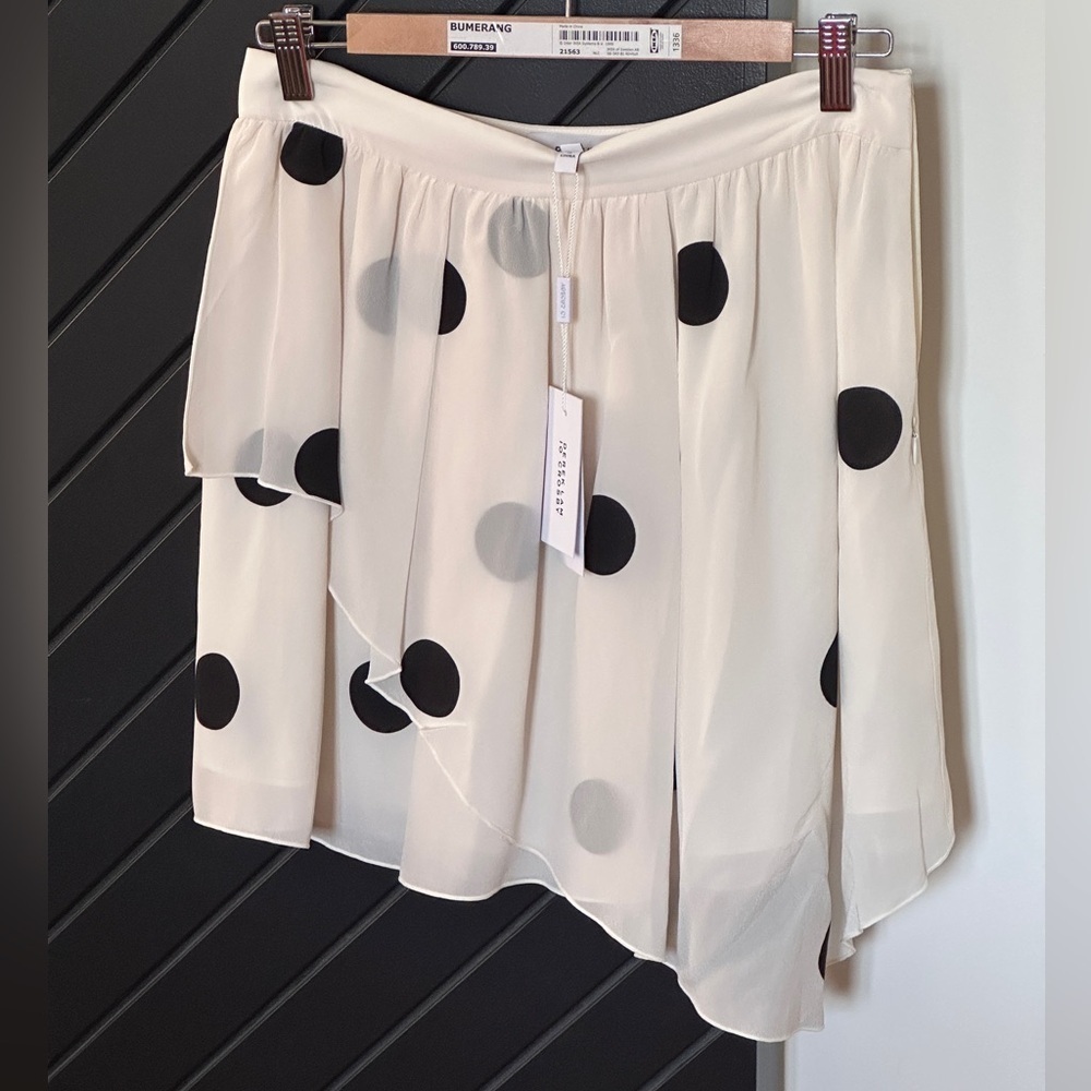 NWT! Derek Lam 10 Crosby polka dot skirt. Size 6. NEVER WORN!
